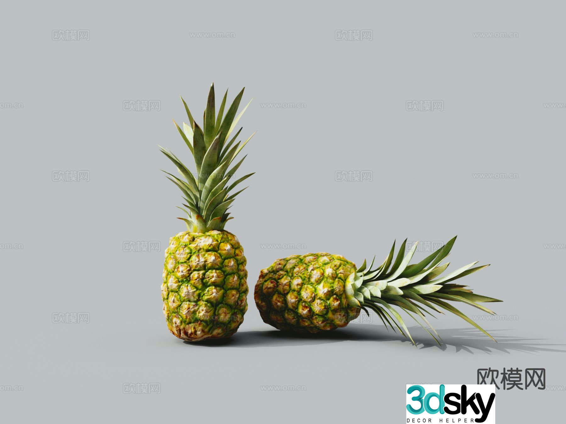 Fruit Pineapple Pineapple 3D Model