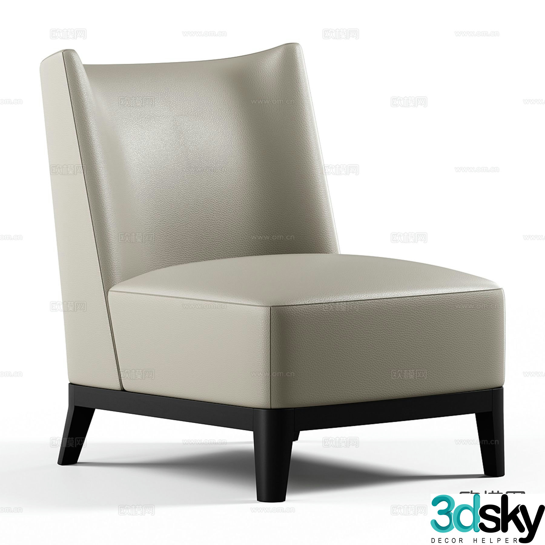 Liaigre modern lounge chair 3d model