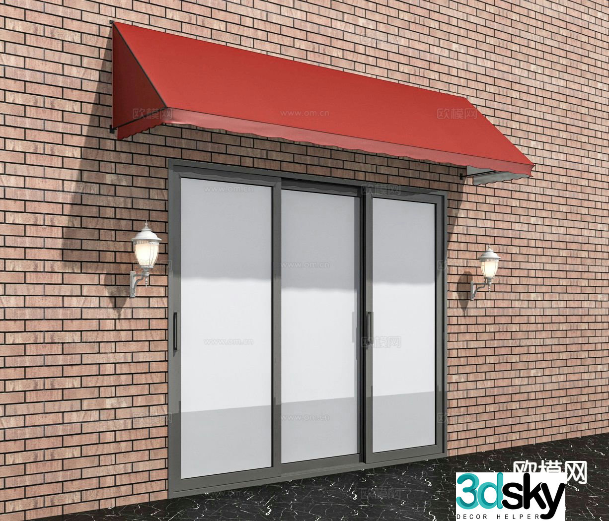awning awning 3d model