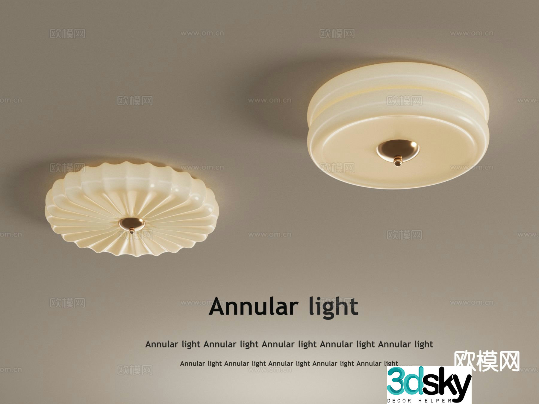Medieval style ceiling lamp 3d model
