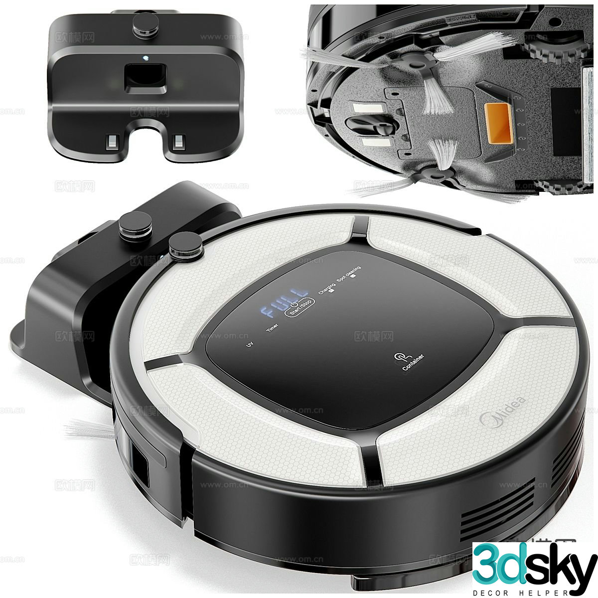 Sweeping robot 3d model
