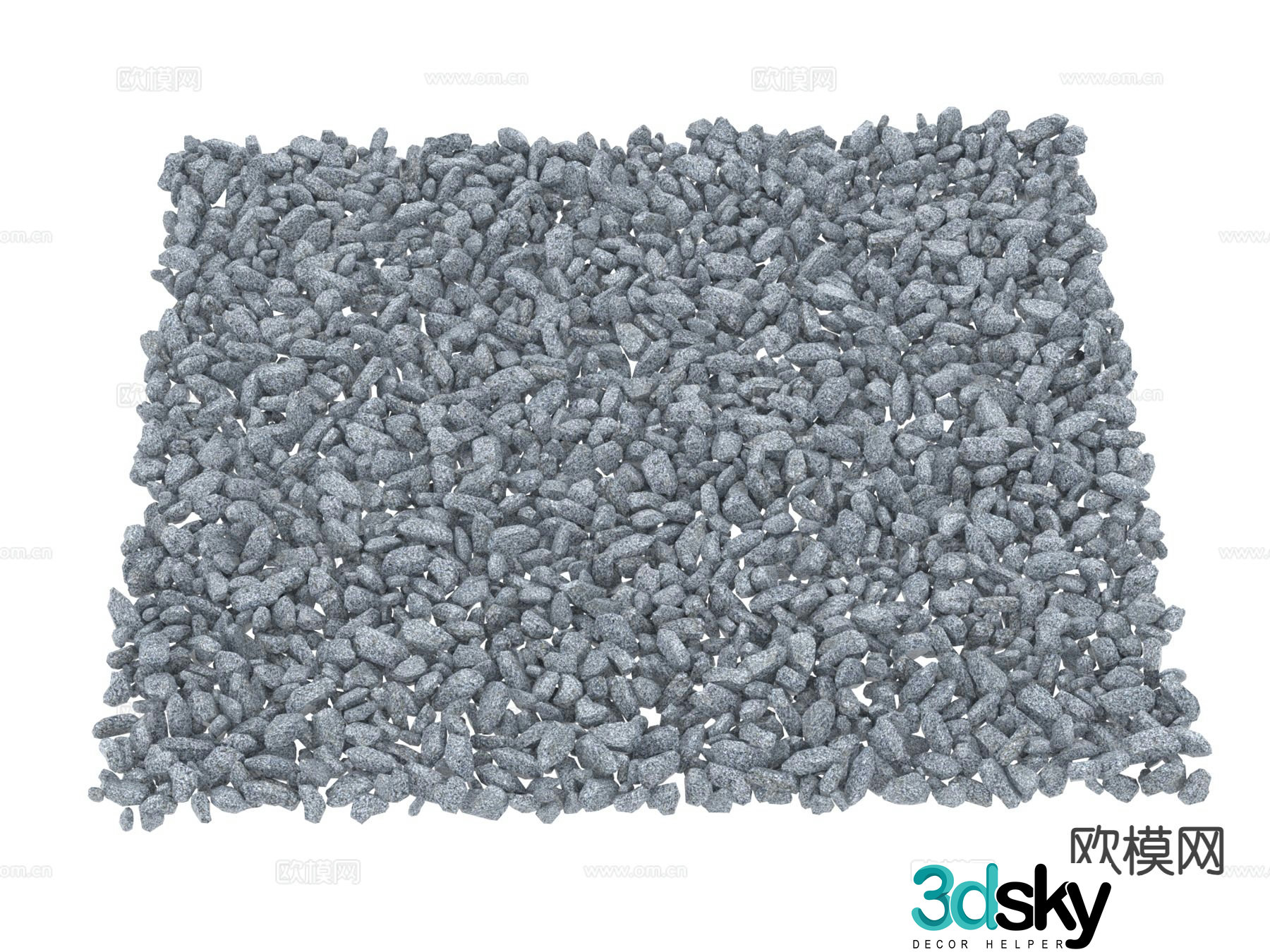 Landscape stones small stones 3d model