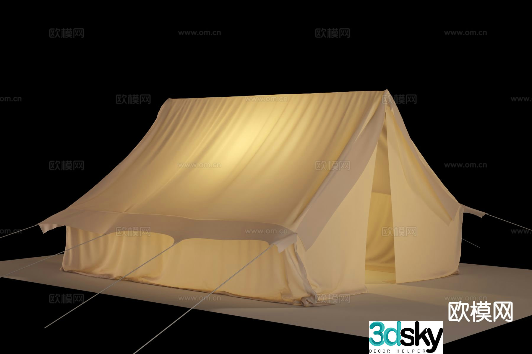 tent camping tent outdoor tent 3d model
