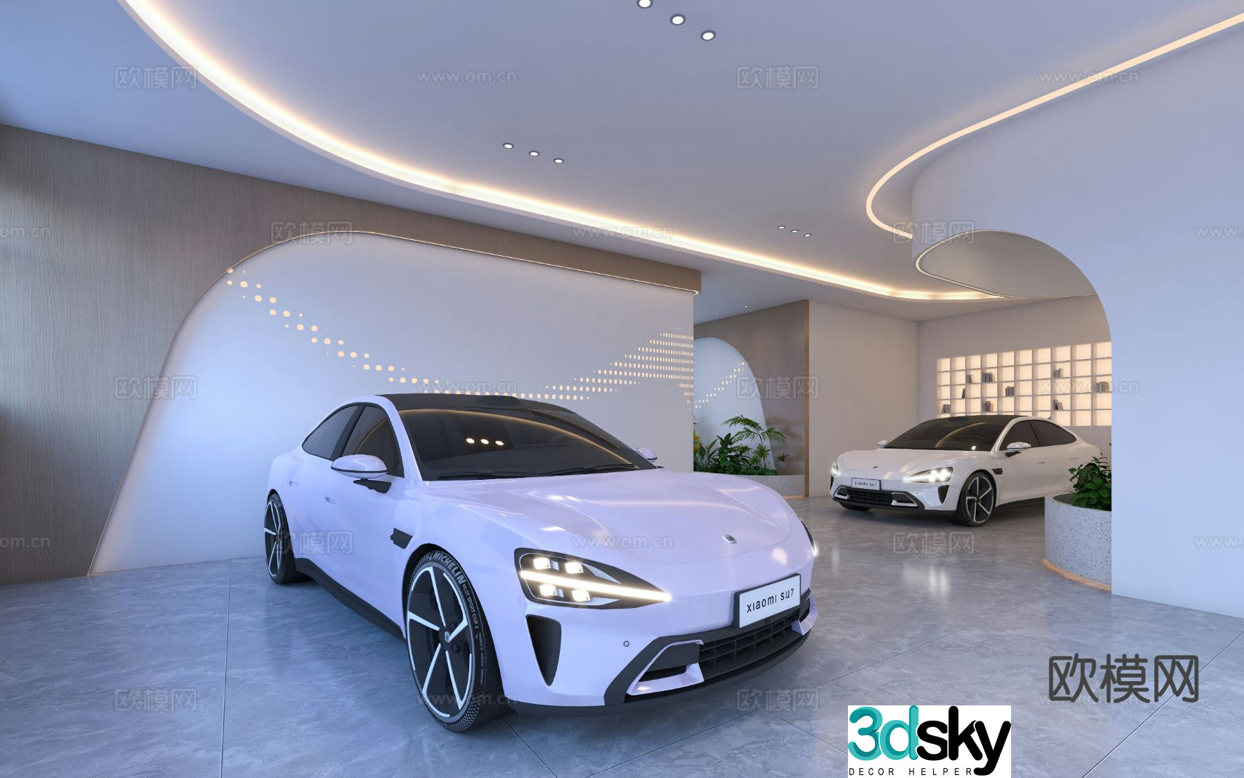 Car Xiaomi 7 Xiaomi Auto 3D Model