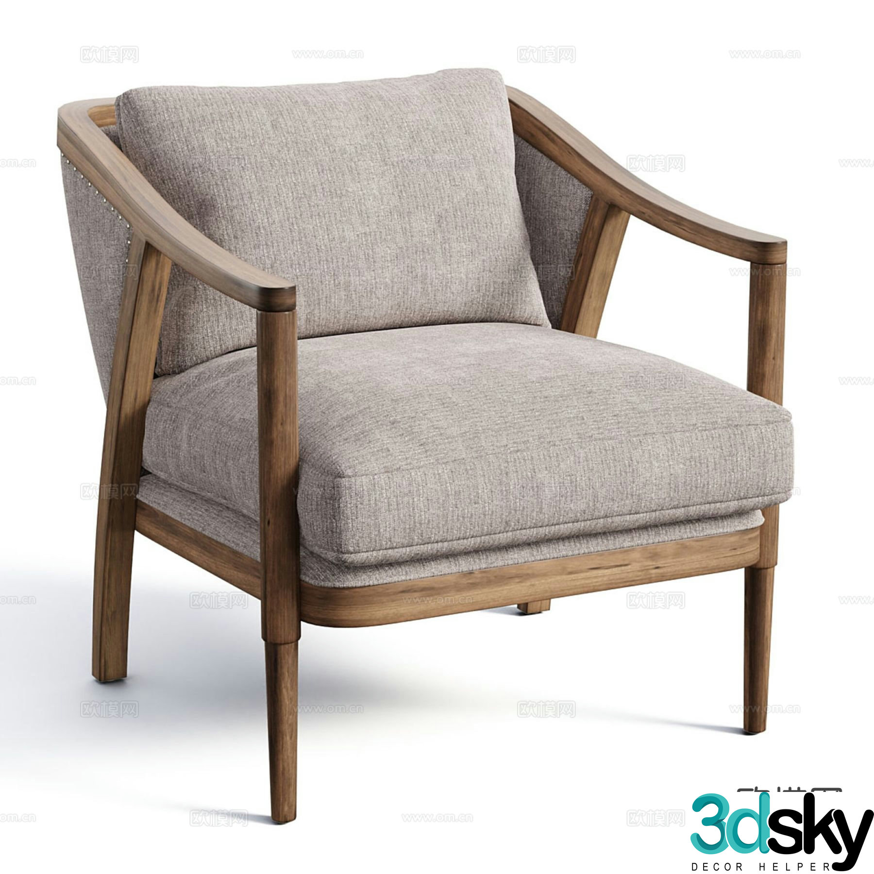 Modern lounge chair 3d model