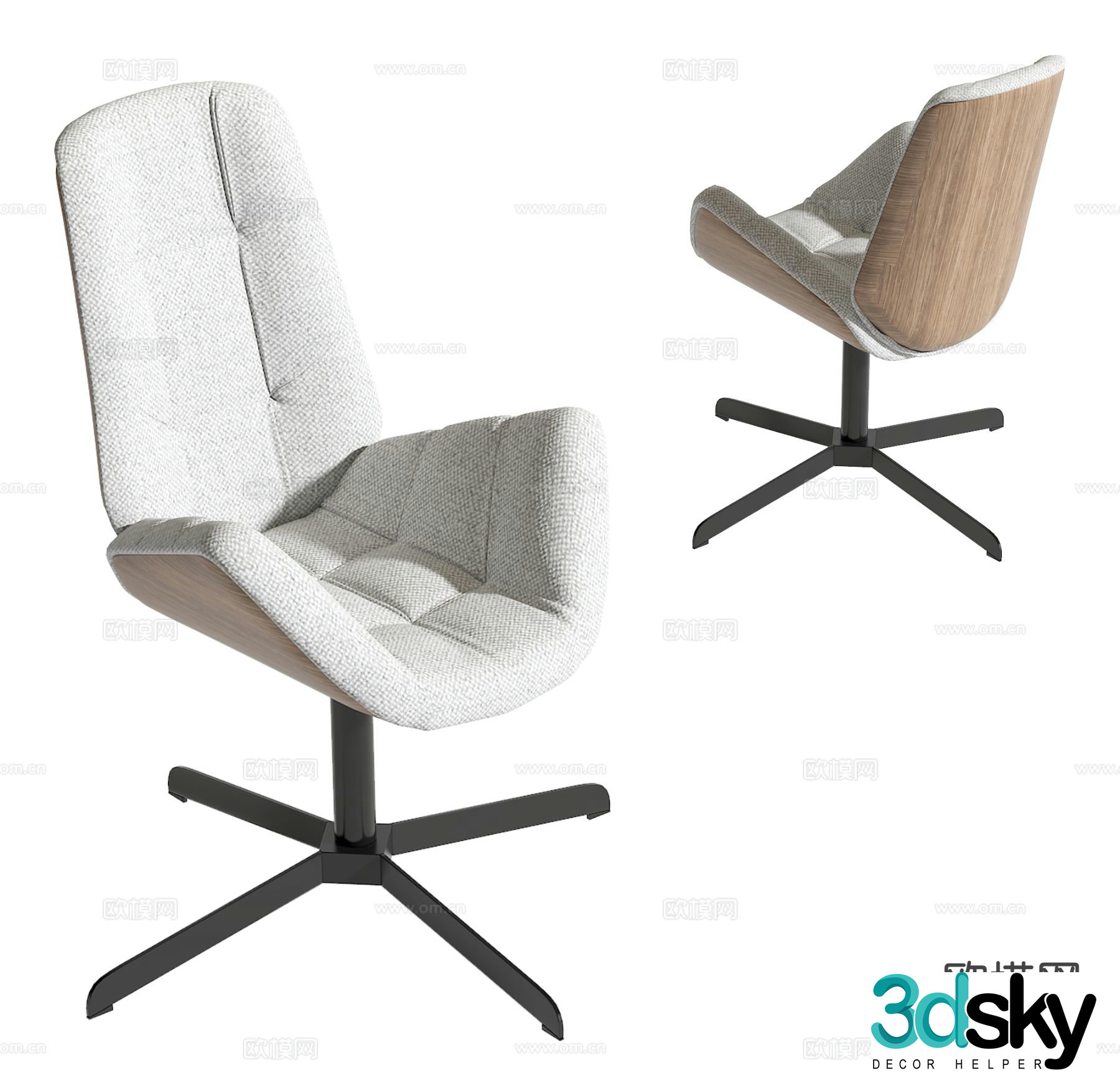 Modern office chair 3d model