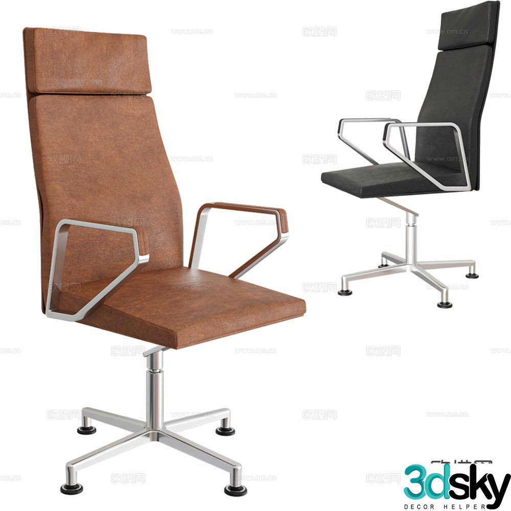 Office chair computer chair 3d model