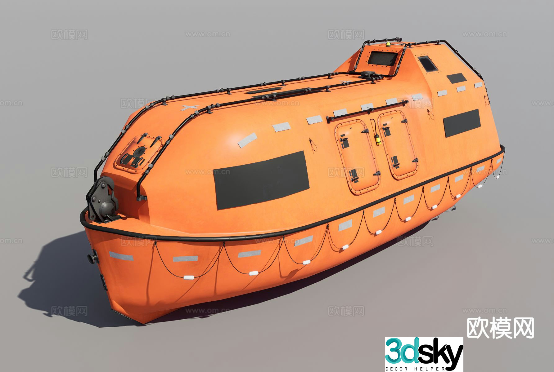 lifeboat lifeboat 3d model