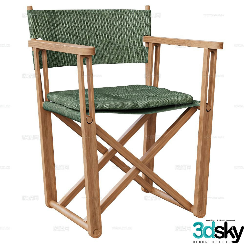 Skargaarden modern side chair dining chair 3d model
