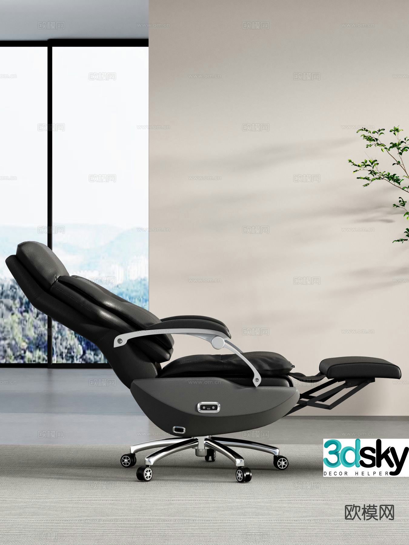 Boss chair executive chair 3d model