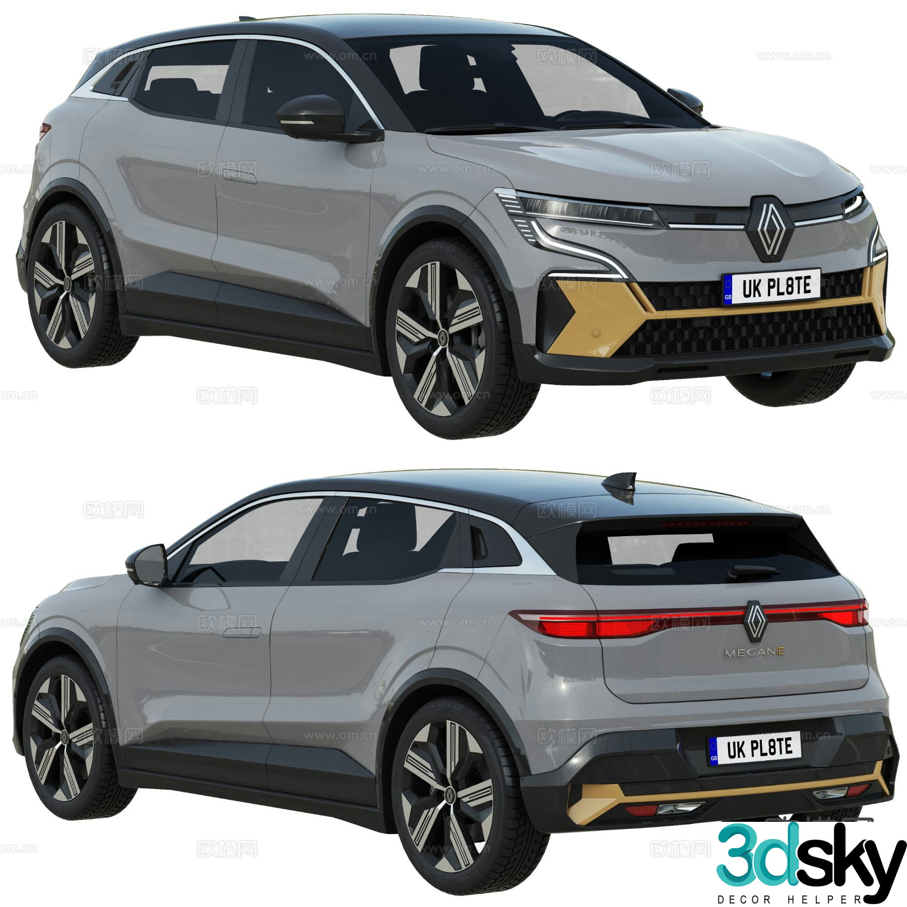 Renault May car 3d model