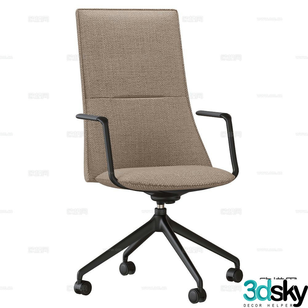 Fora Form office chair conference chair staff chair 3d model