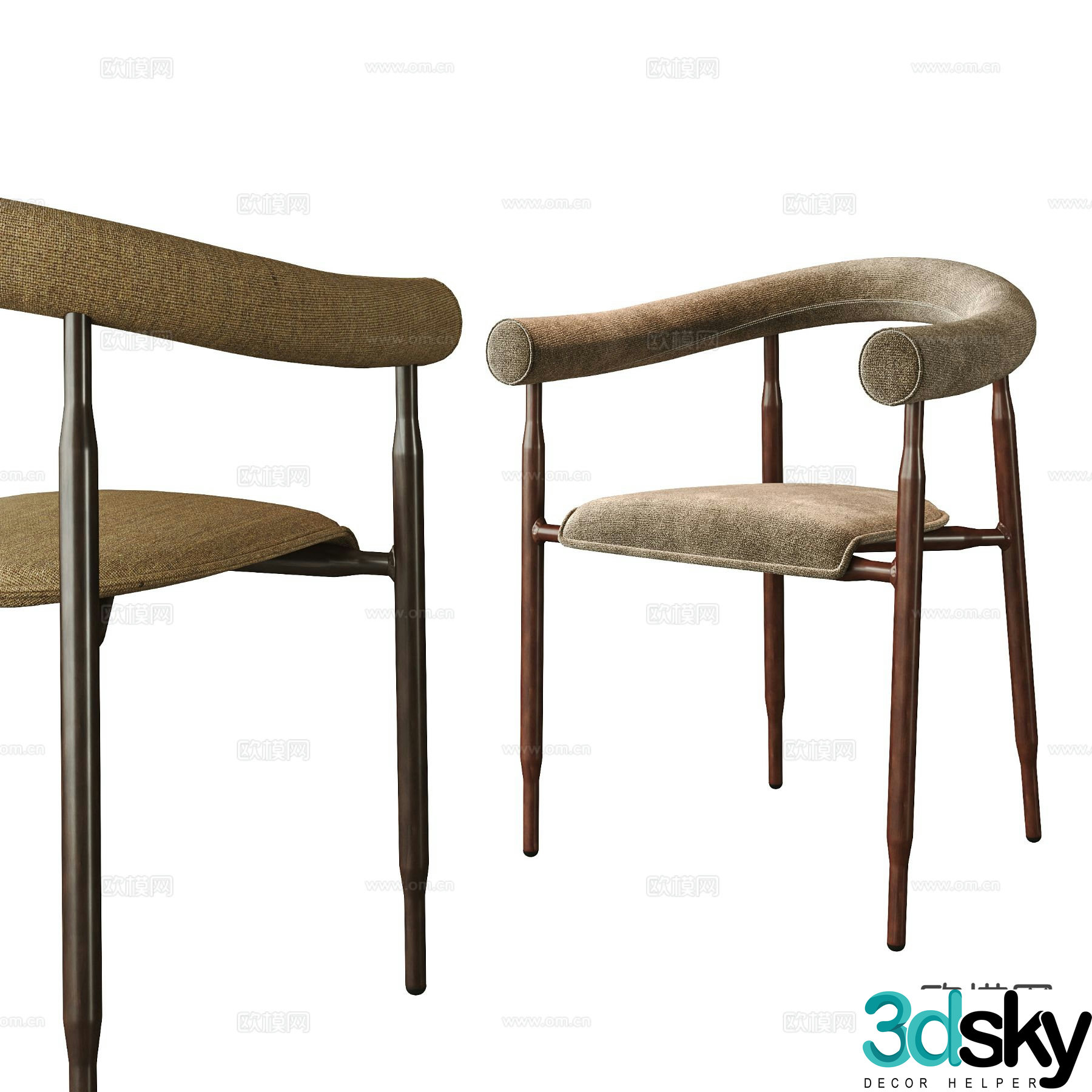 Modern lounge chair 3d model