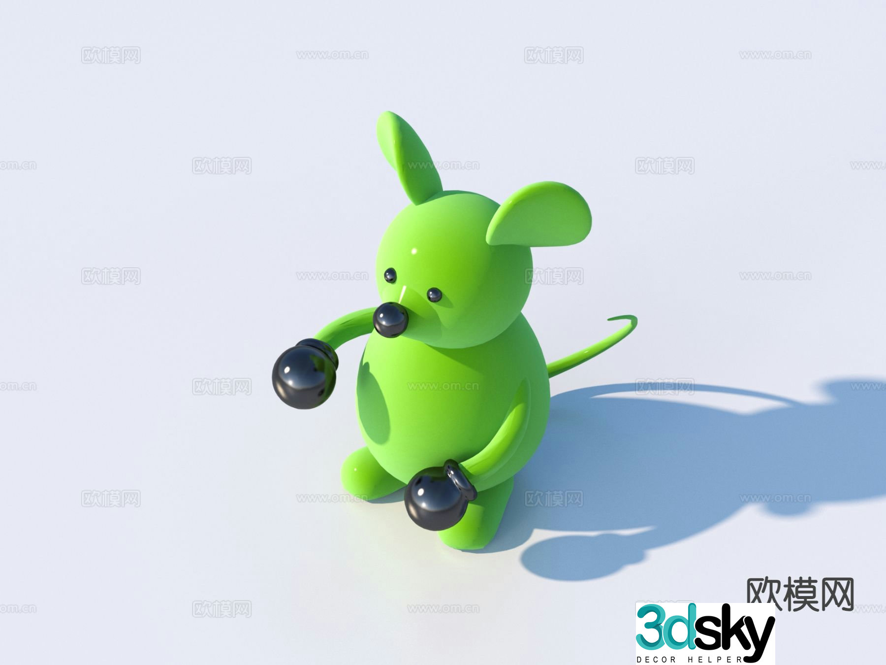 Cartoon toys animal doll 3d model