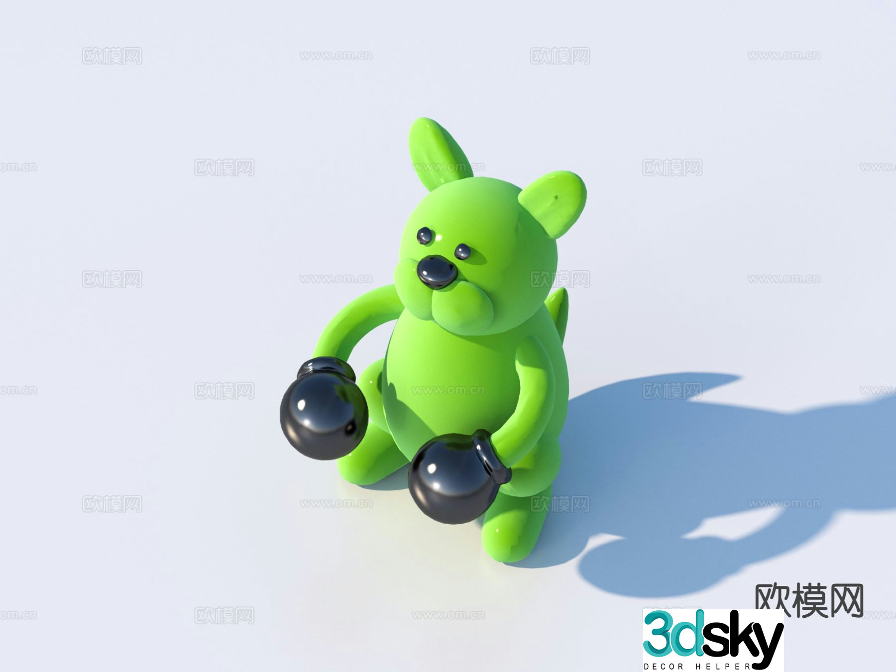 Cartoon toys animal doll 3d model