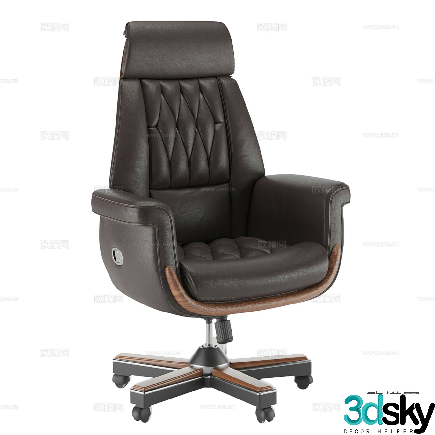 Modern executive chair executive chair boss chair manager chair 3D model