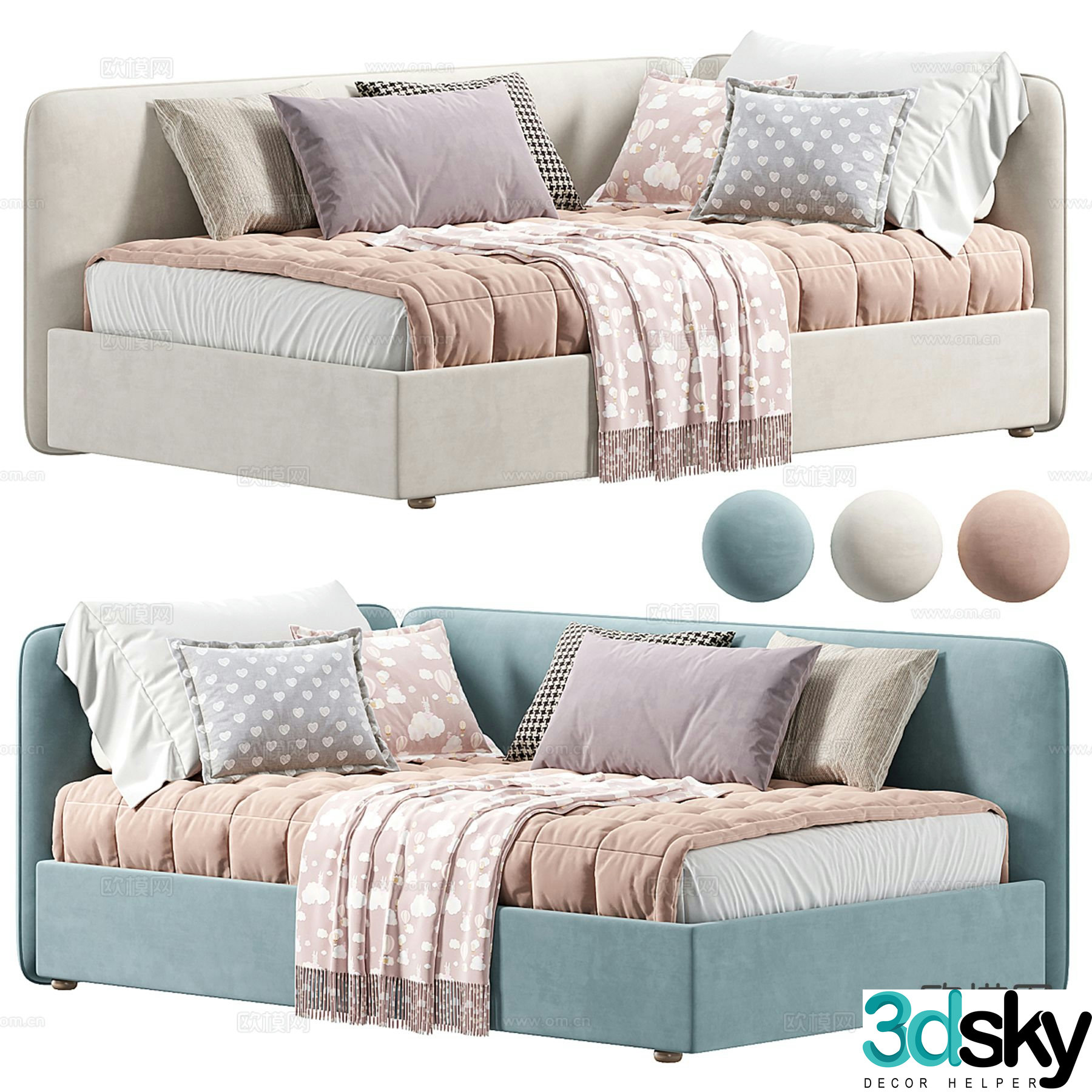 WheelHouse modern children’s bed 3d model