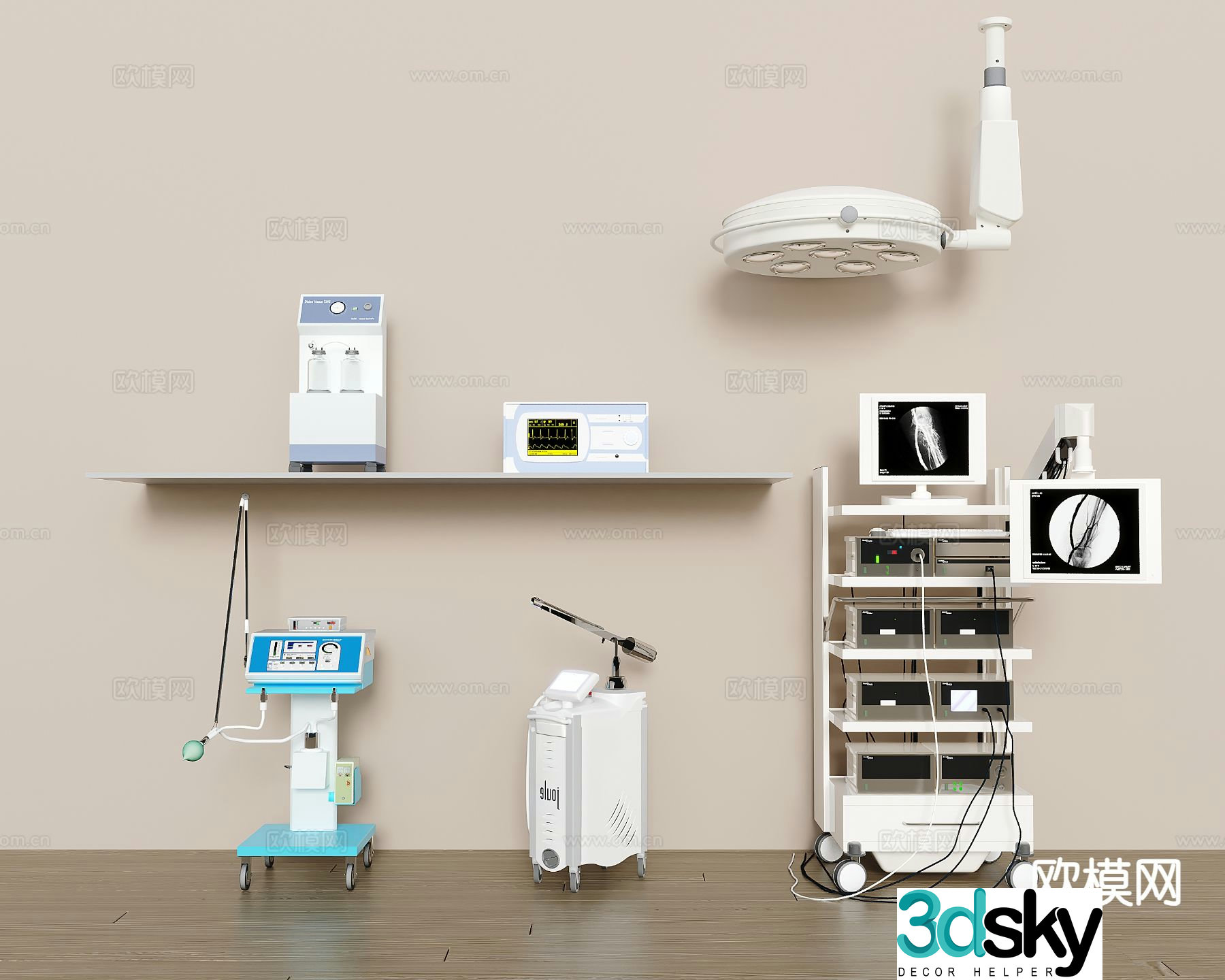 Modern medical equipment 3d model