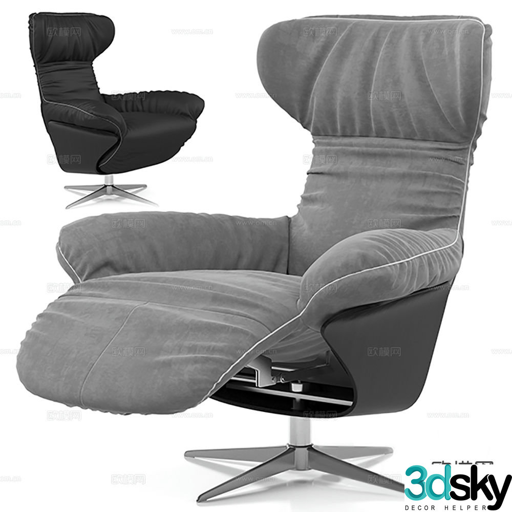 Modern executive chair boss chair office chair computer chair 3d model