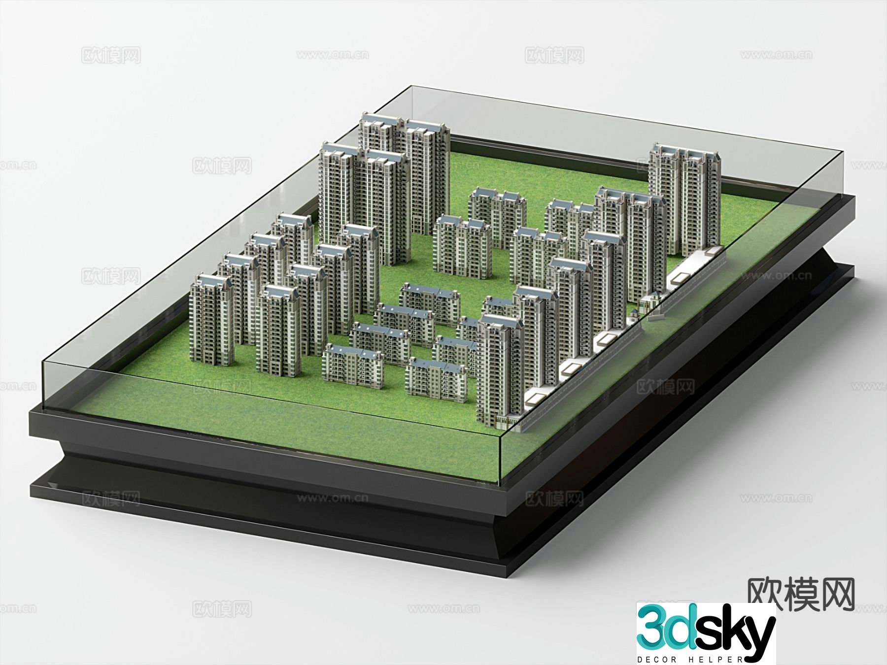 Sales office sand table 3D model