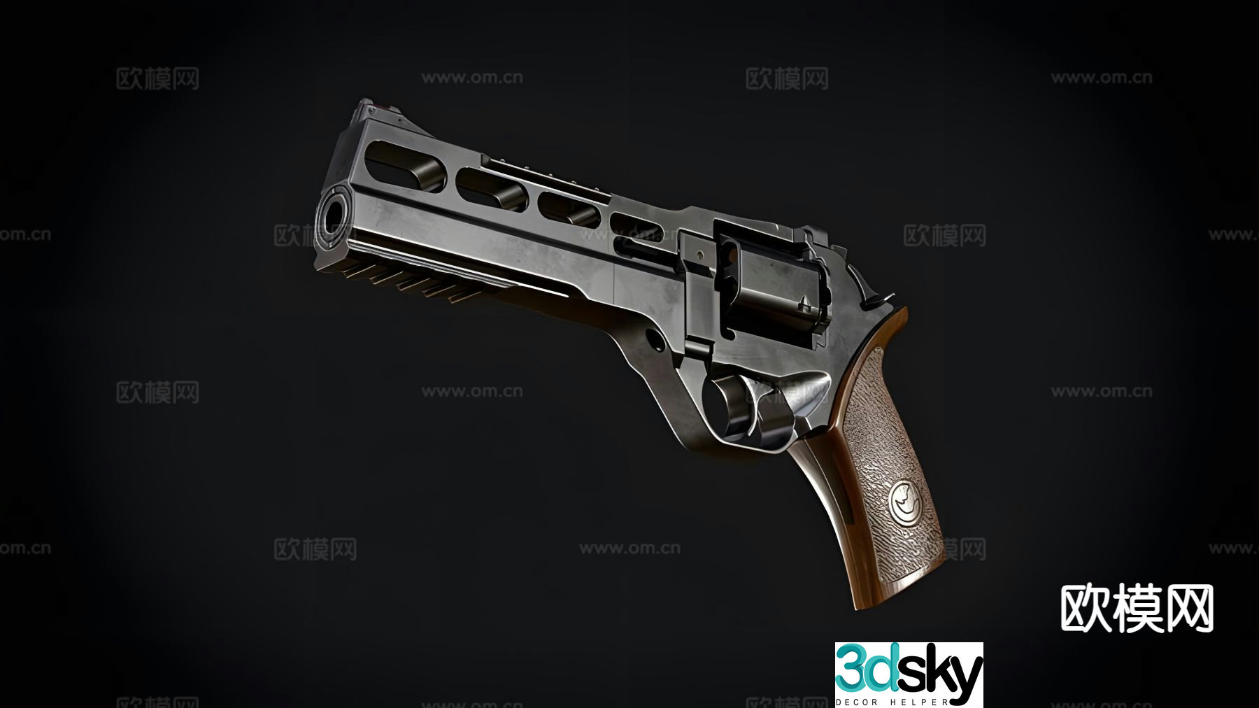 Chiapa Rhino Pistol 3d model