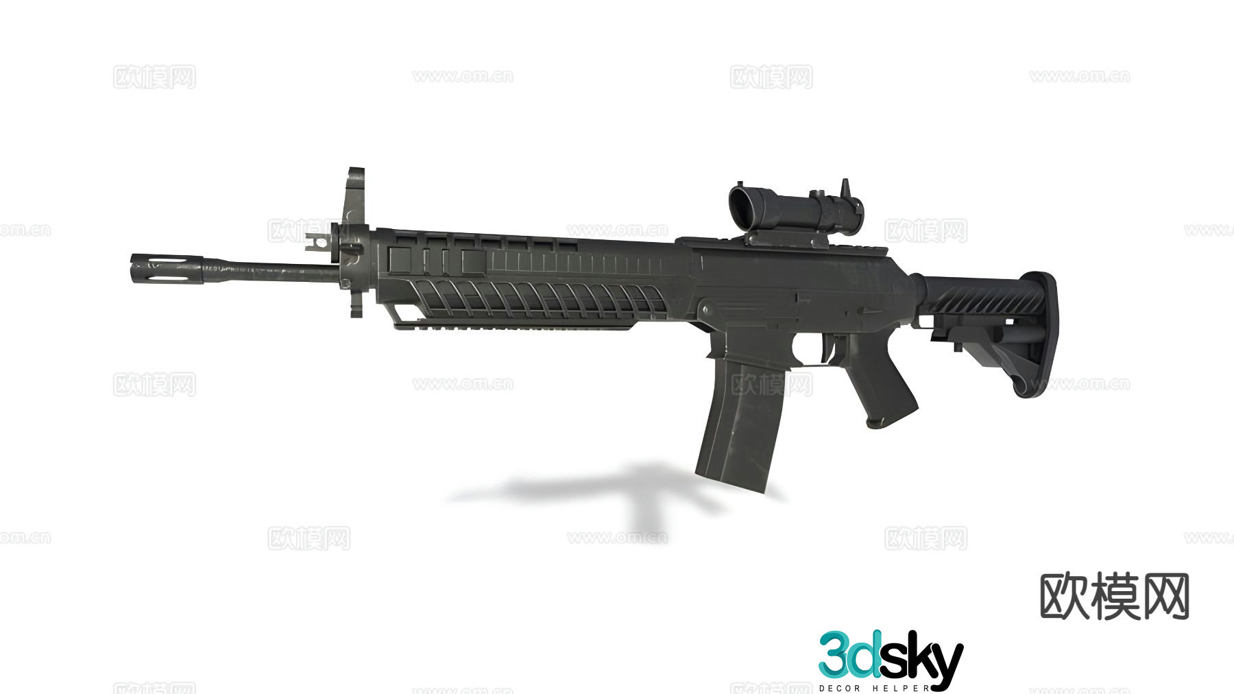 assault rifle 3d model