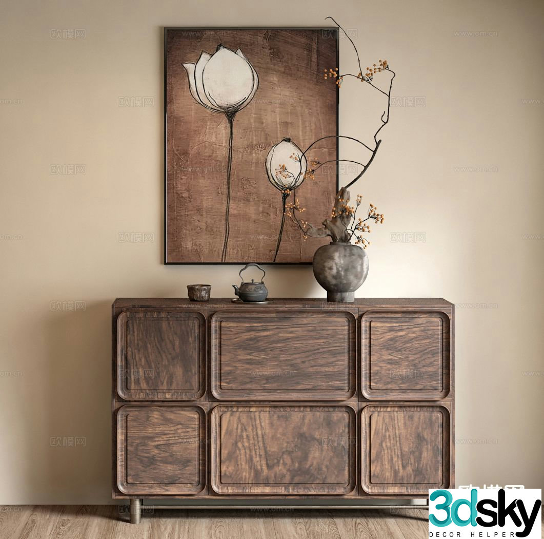 Wasabi Wind Entrance Cabinet 3D Model