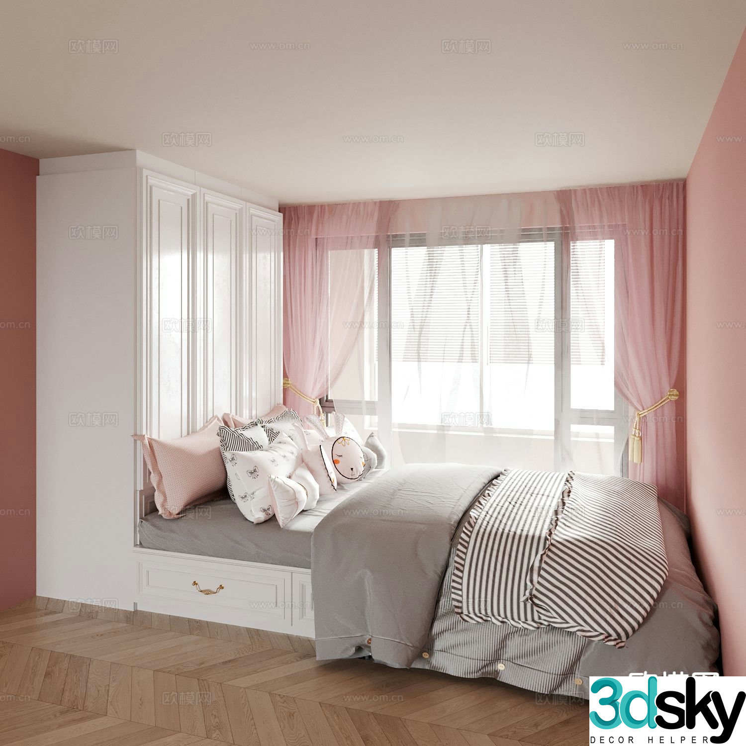 Tatami bedroom children’s room child’s room 3d model