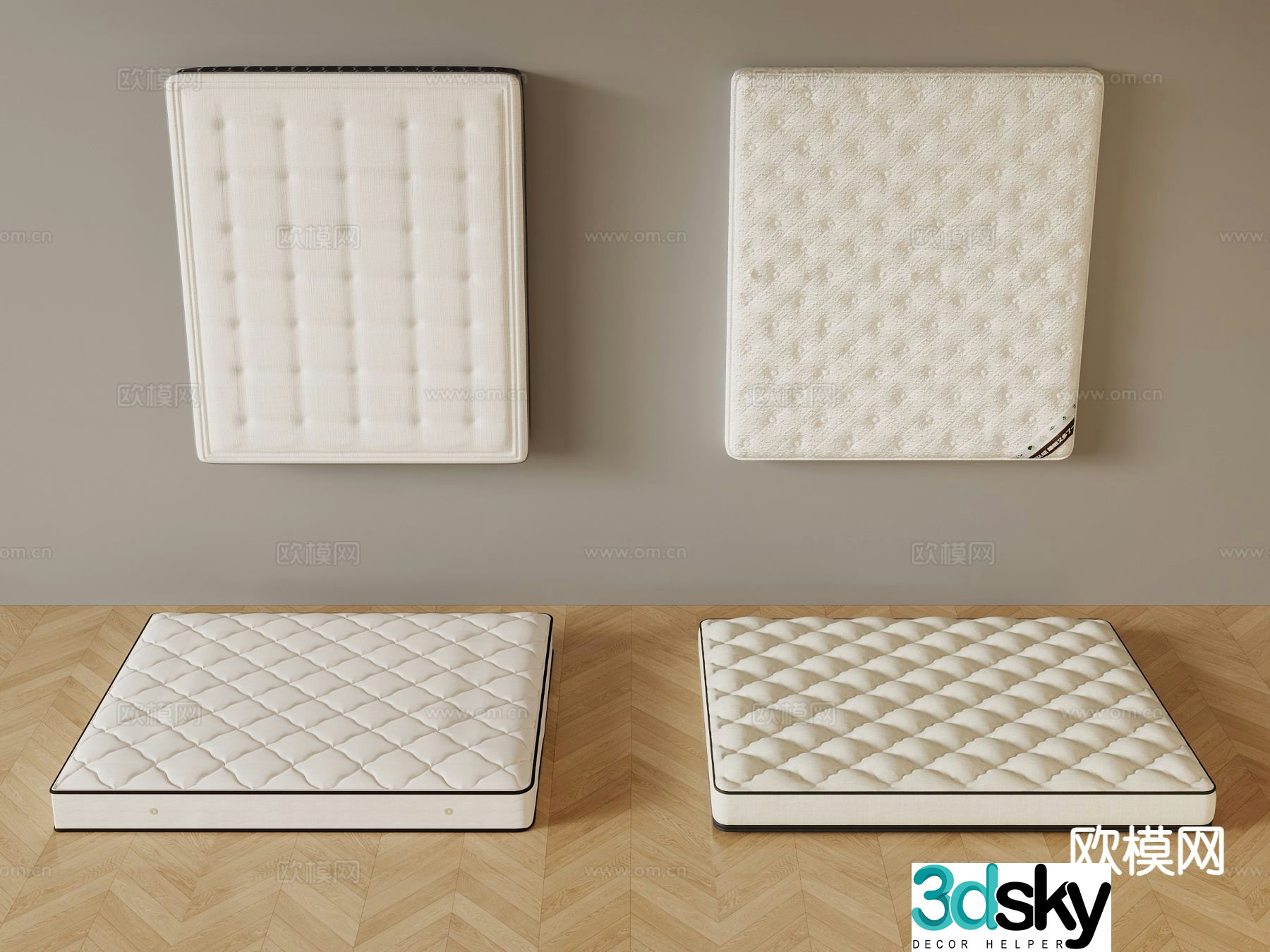 Modern mattress 3d model