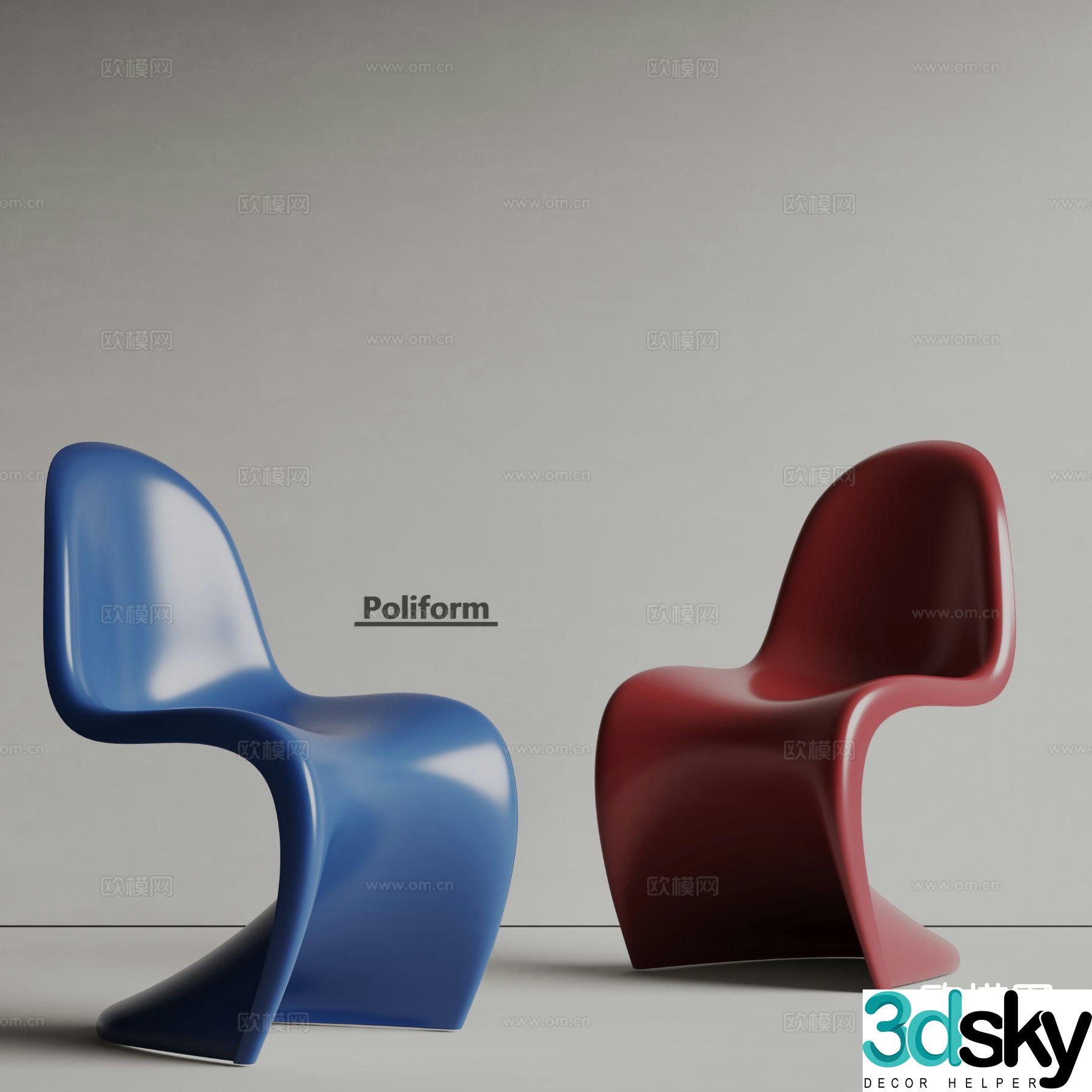 Leolux chair lounge chair 3d model