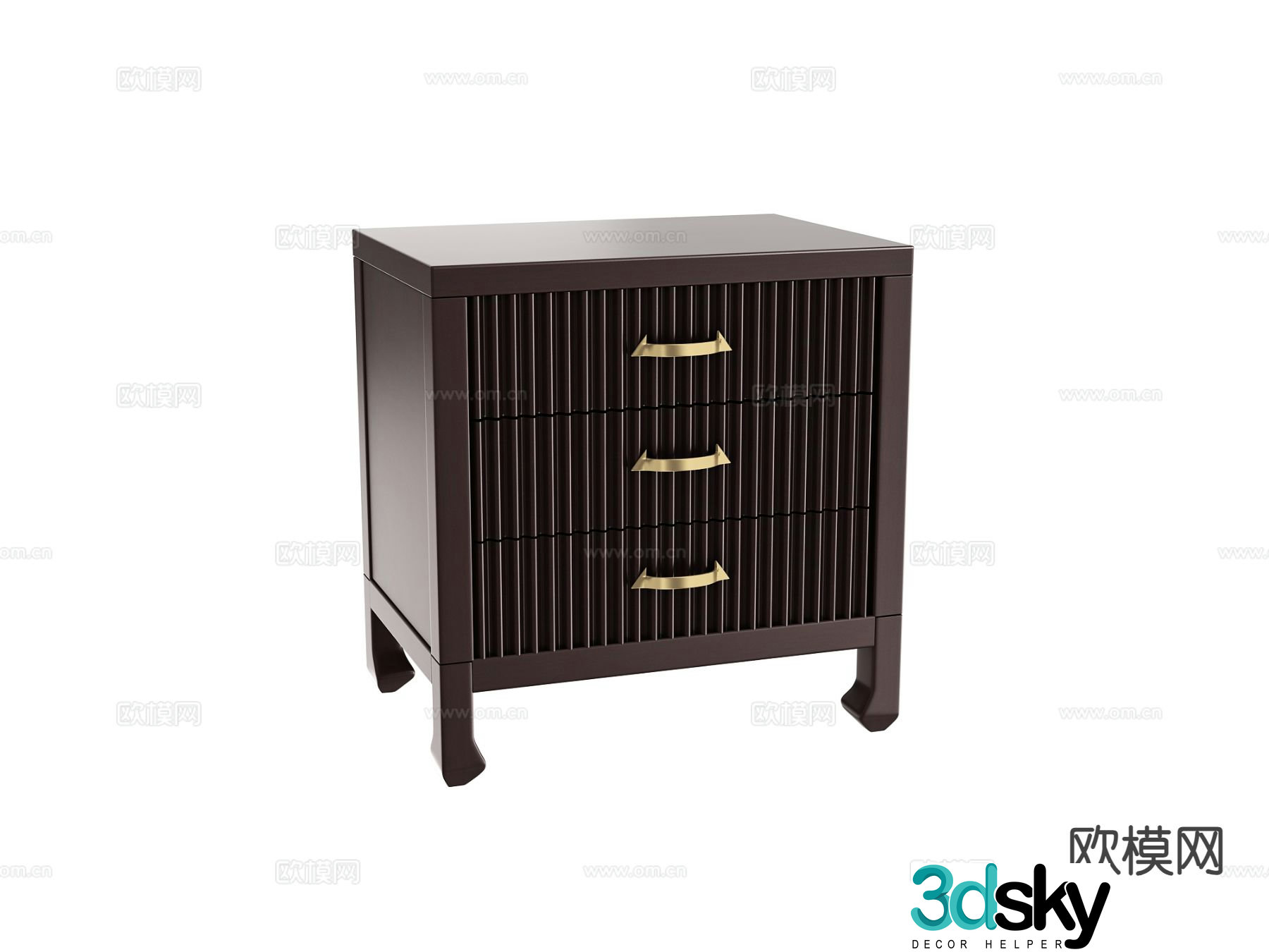 bedside table 3d model