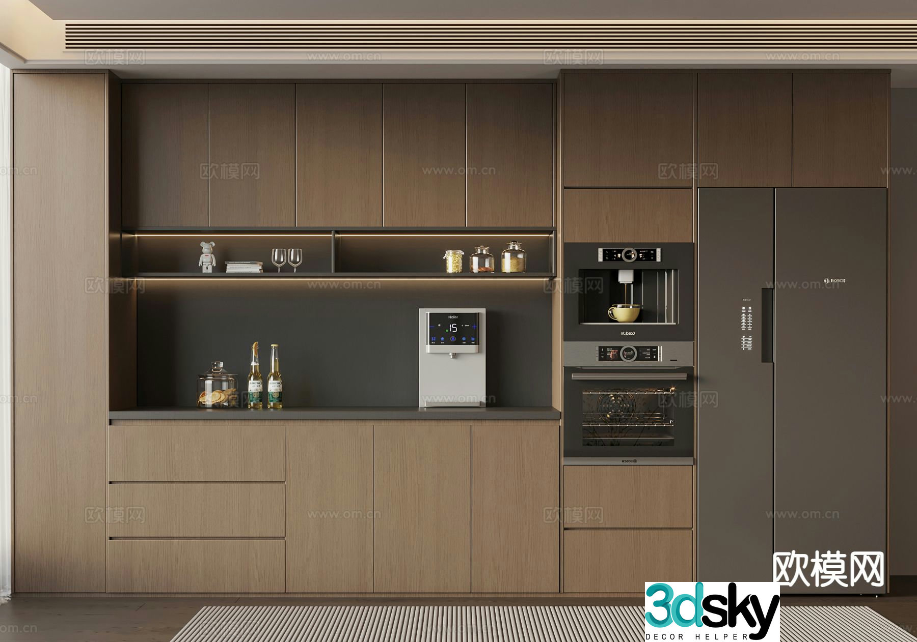 Italian sideboard 3d model