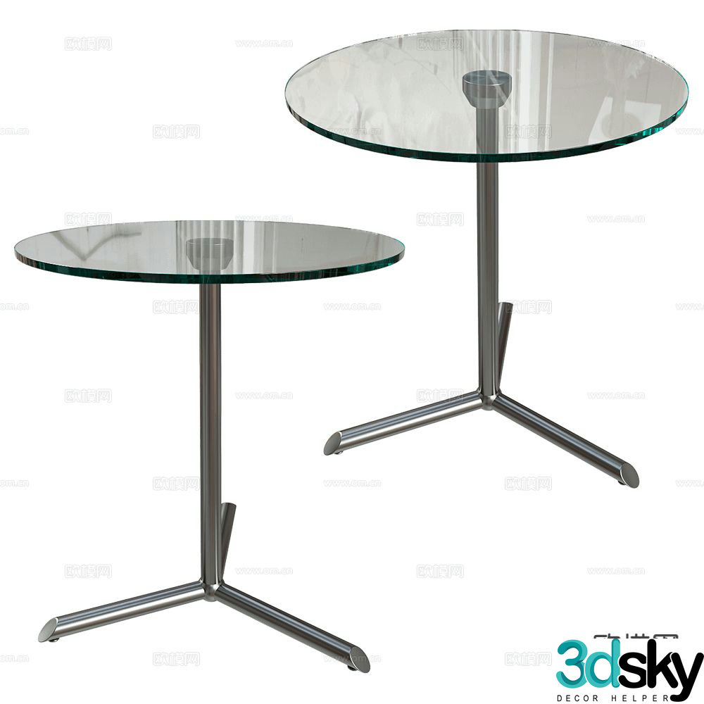 Systemtronic modern round table side table 3d model