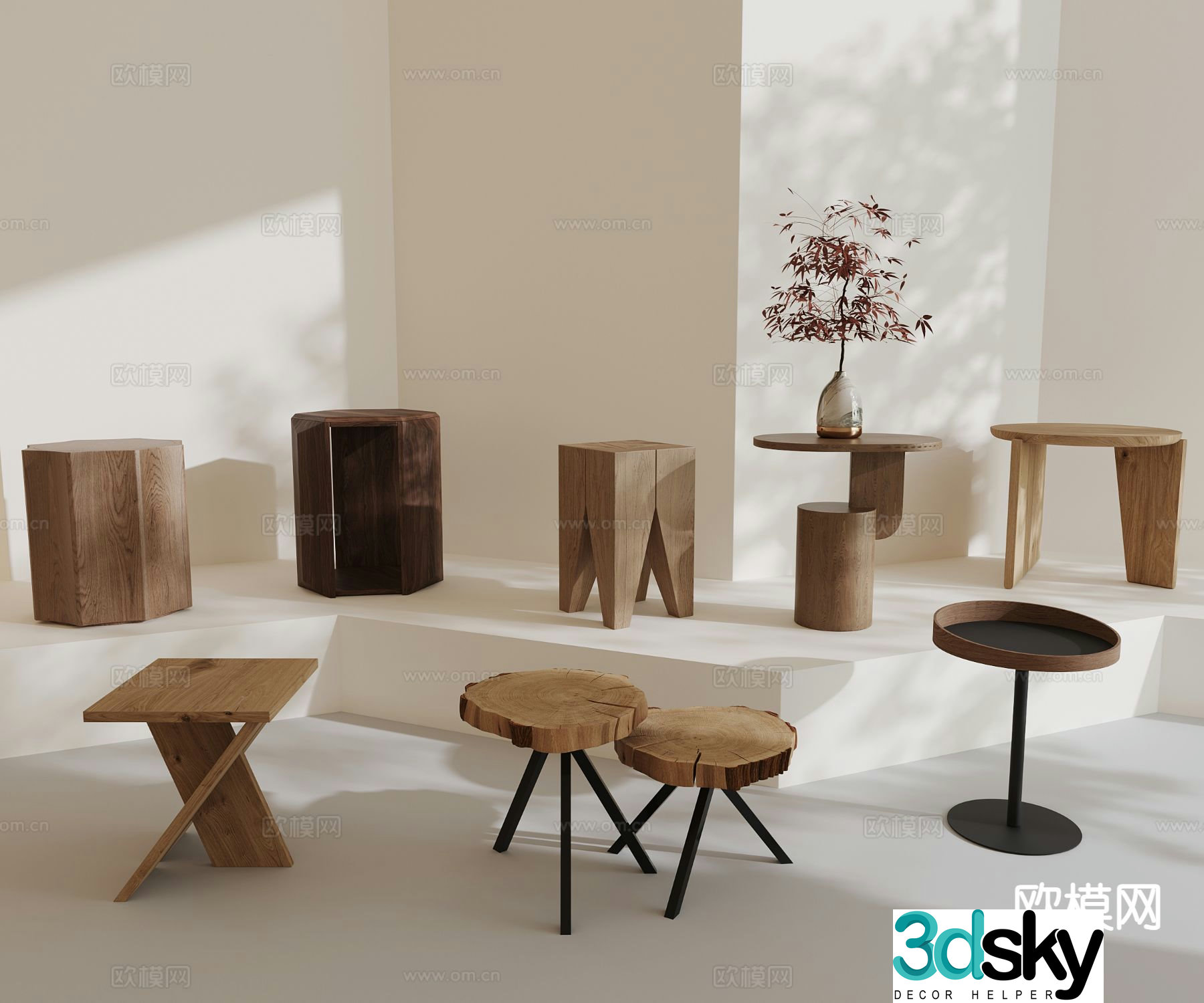 Wasabi side circle angle 3D model