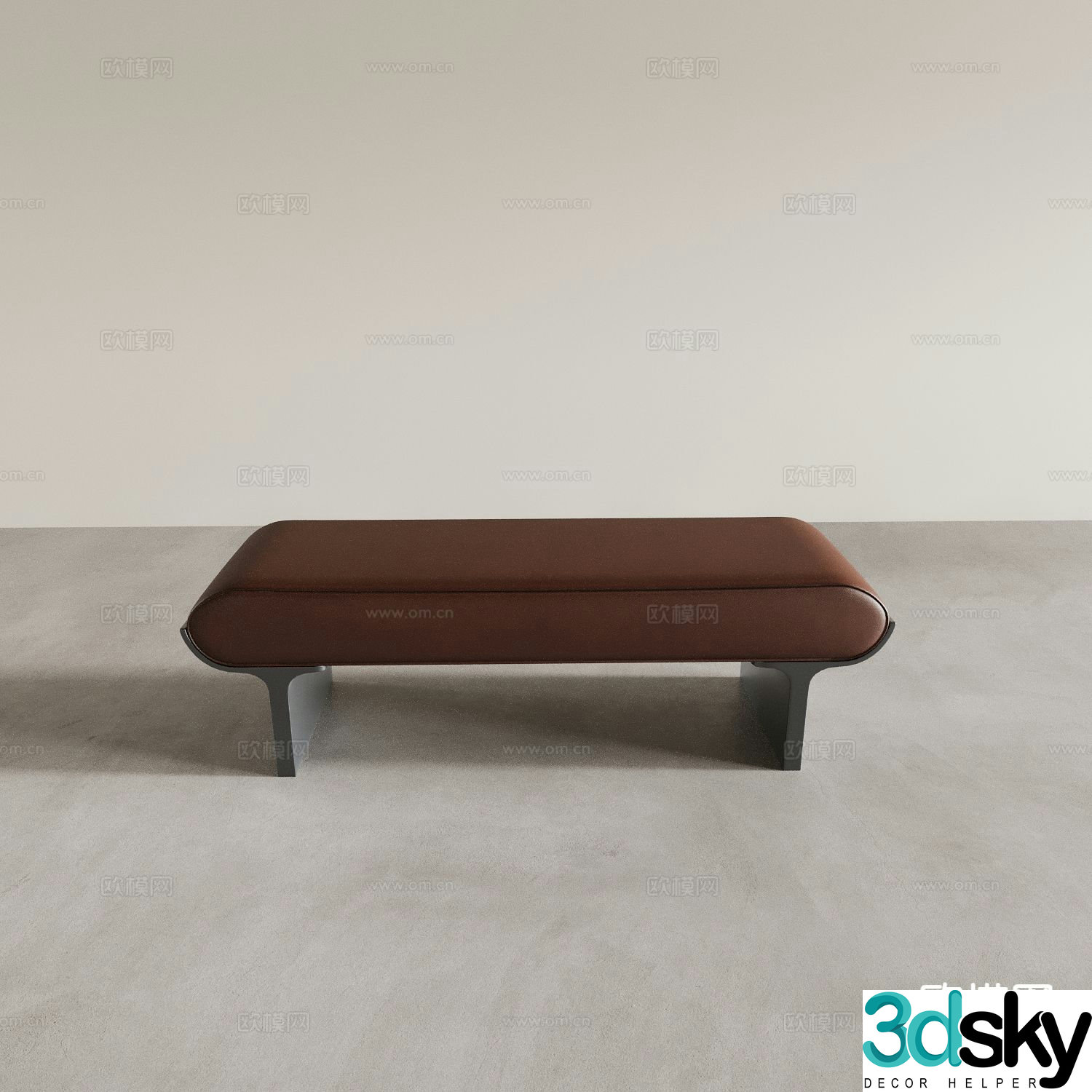 Shoe Changing Stool Sofa Stool Piano Stool 3D Model