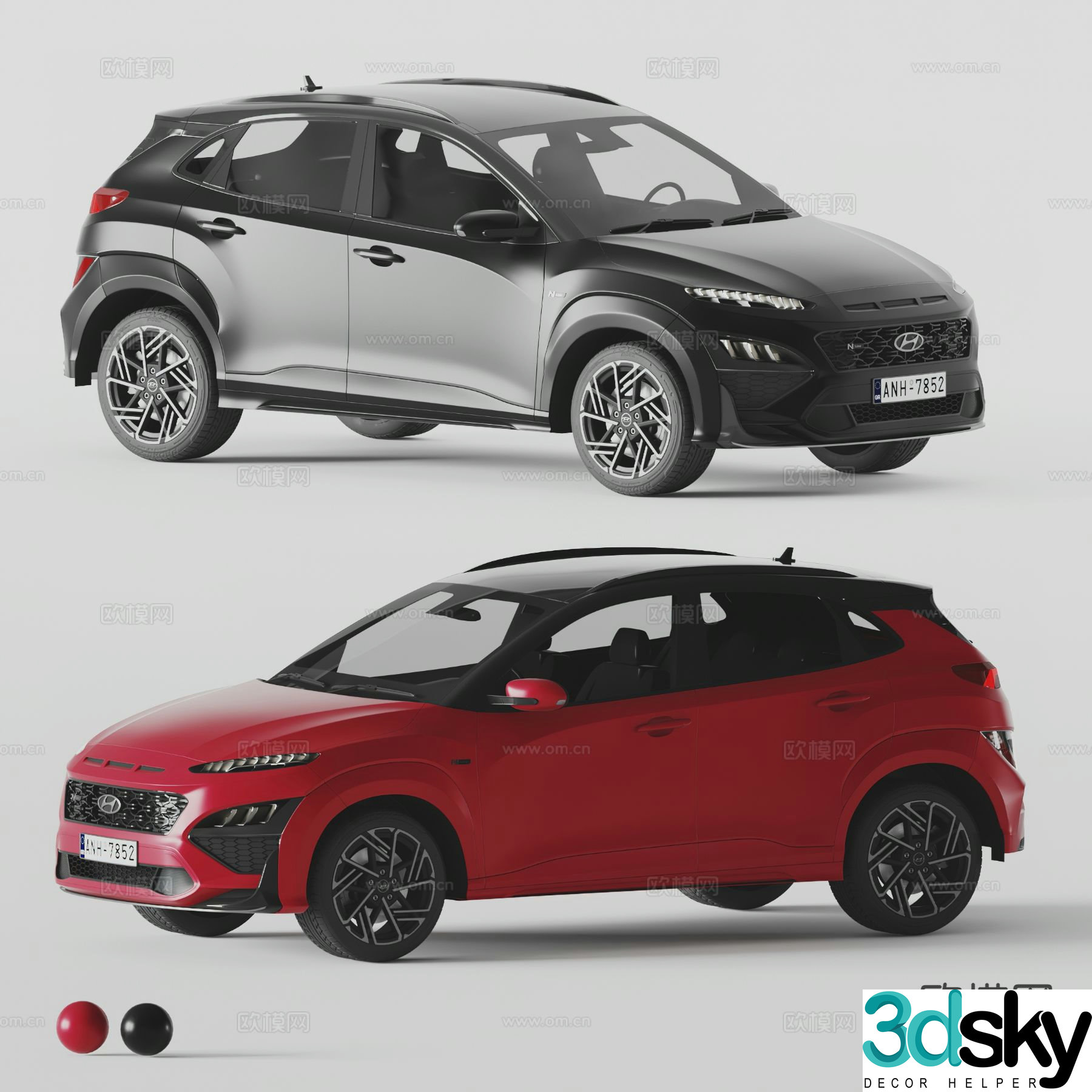 TECTA sedan car 3d model