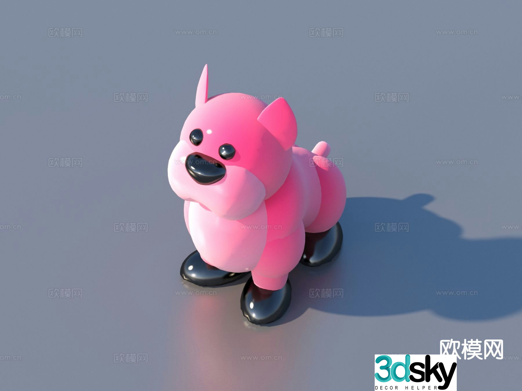 Cartoon toys animal doll 3d model