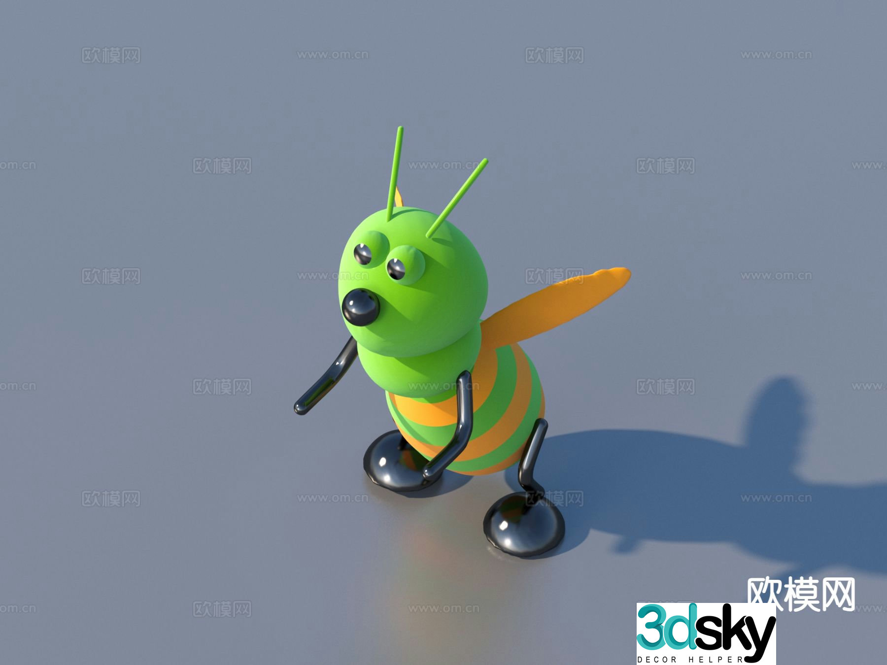 Cartoon toys animal doll 3d model
