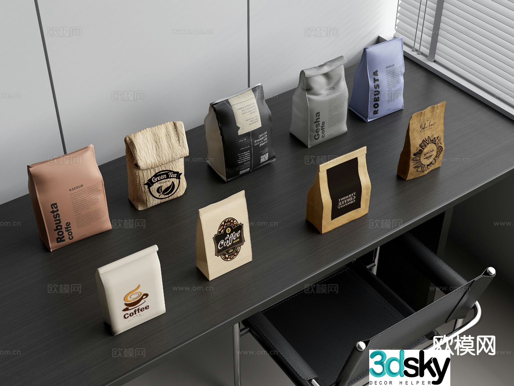 Coffee Bag 3D Model