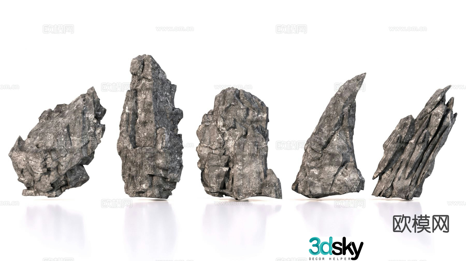 Rock Stone Stone Landscape Stone 3d model