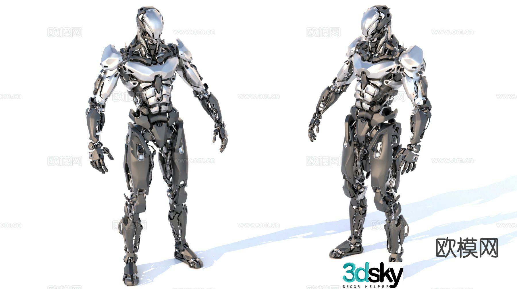 Robot mecha robot 3d model