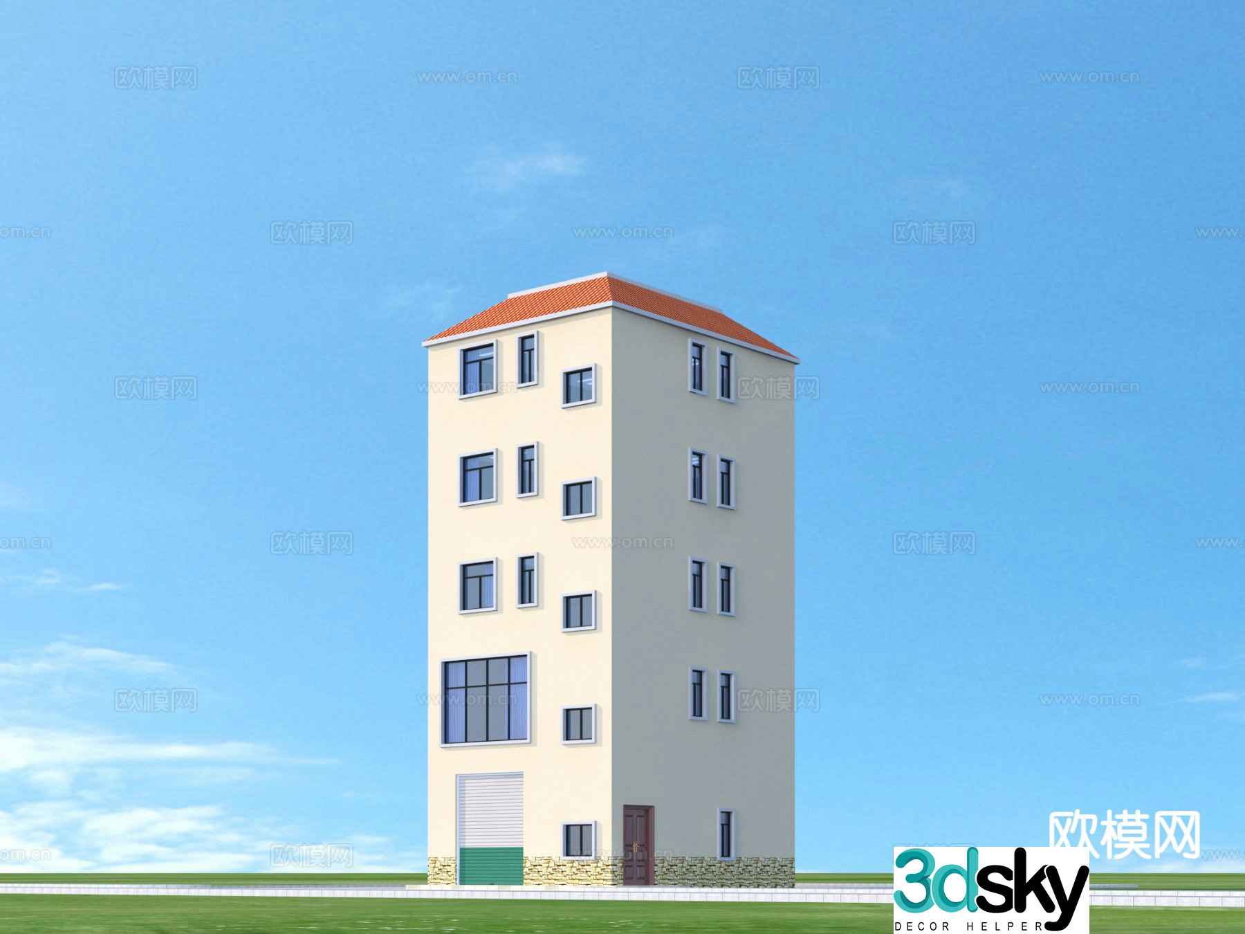 Private house private house residential building exterior 3D model