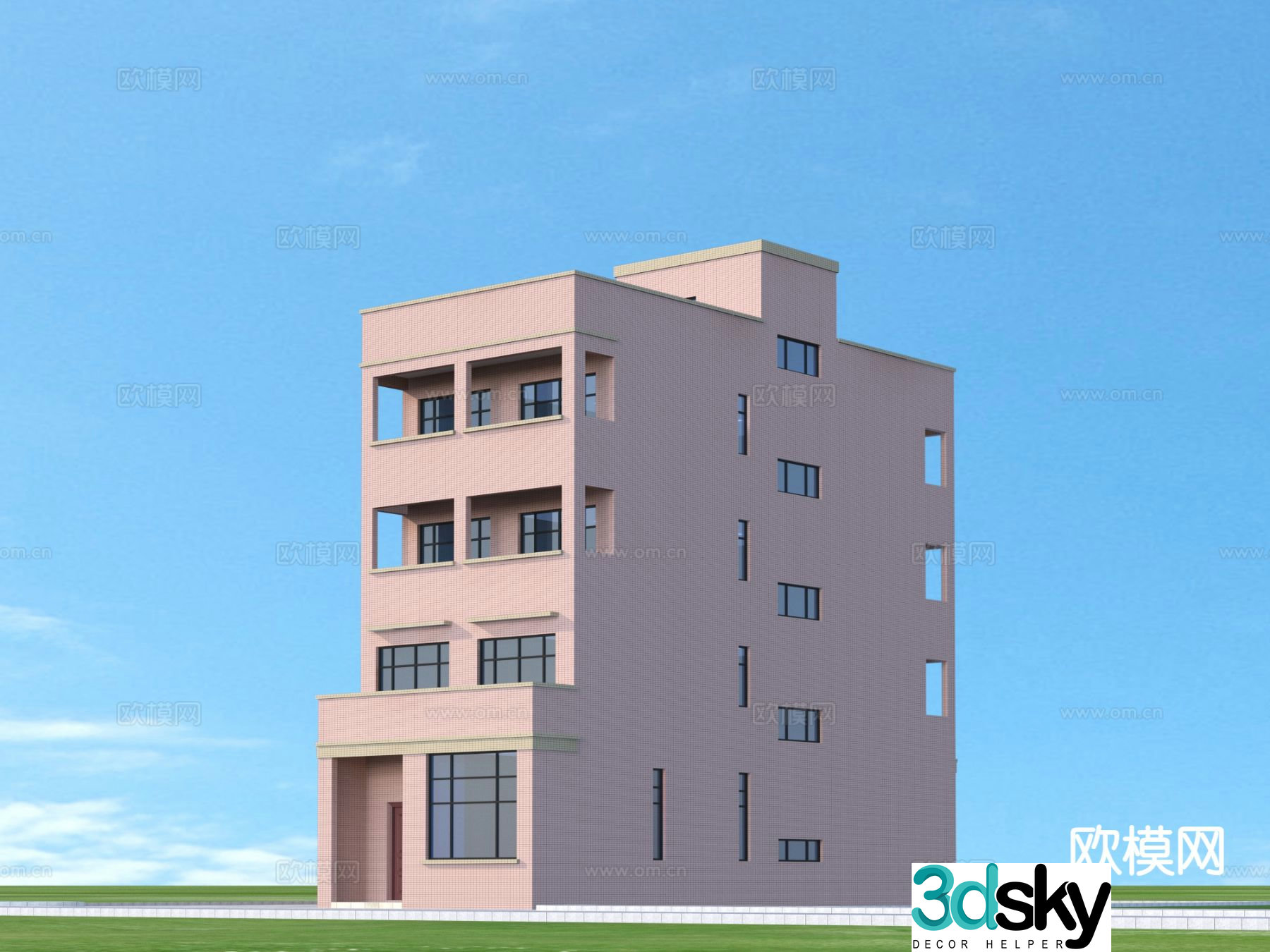 Private house private house residential building exterior 3D model