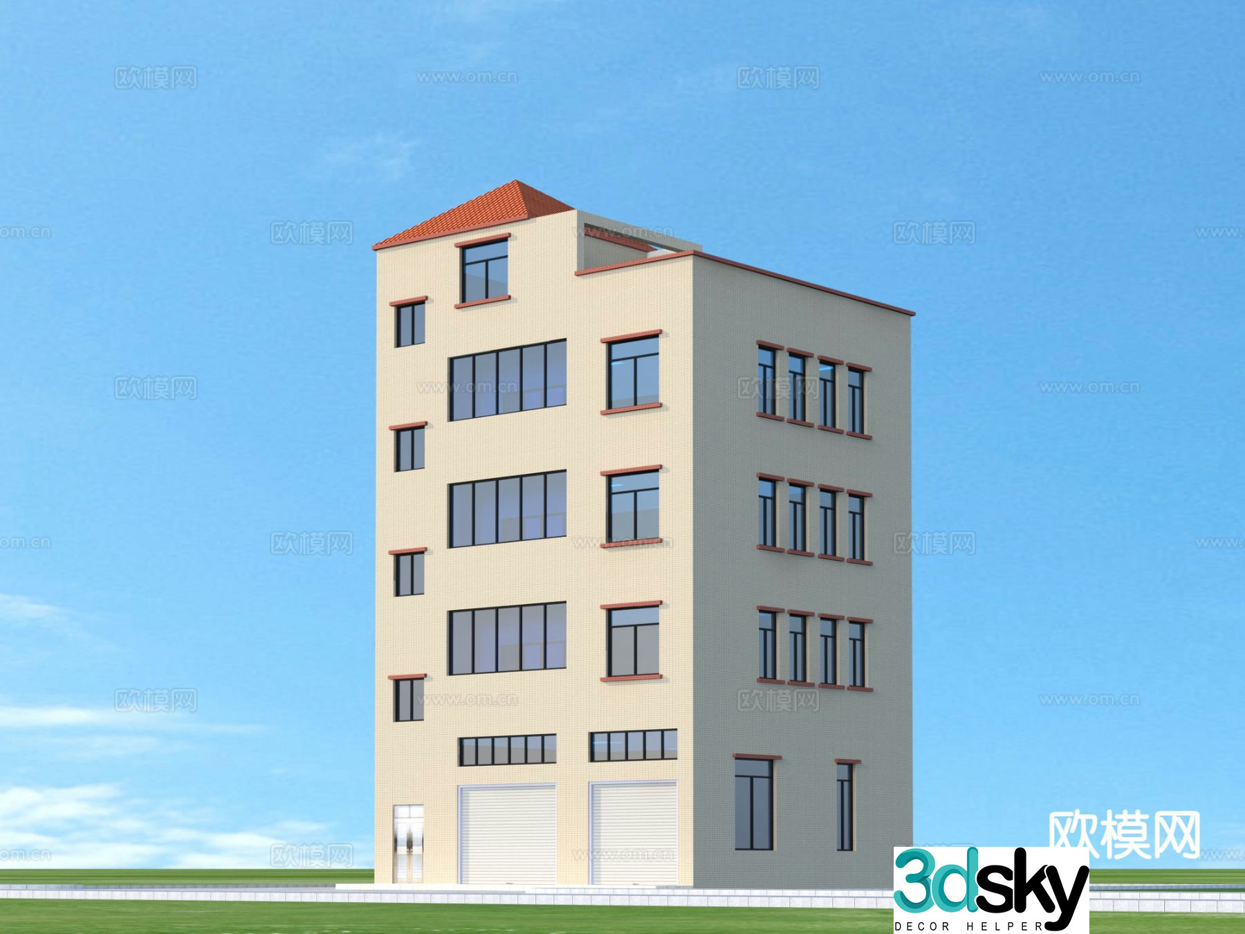 Private house private house residential building exterior 3D model