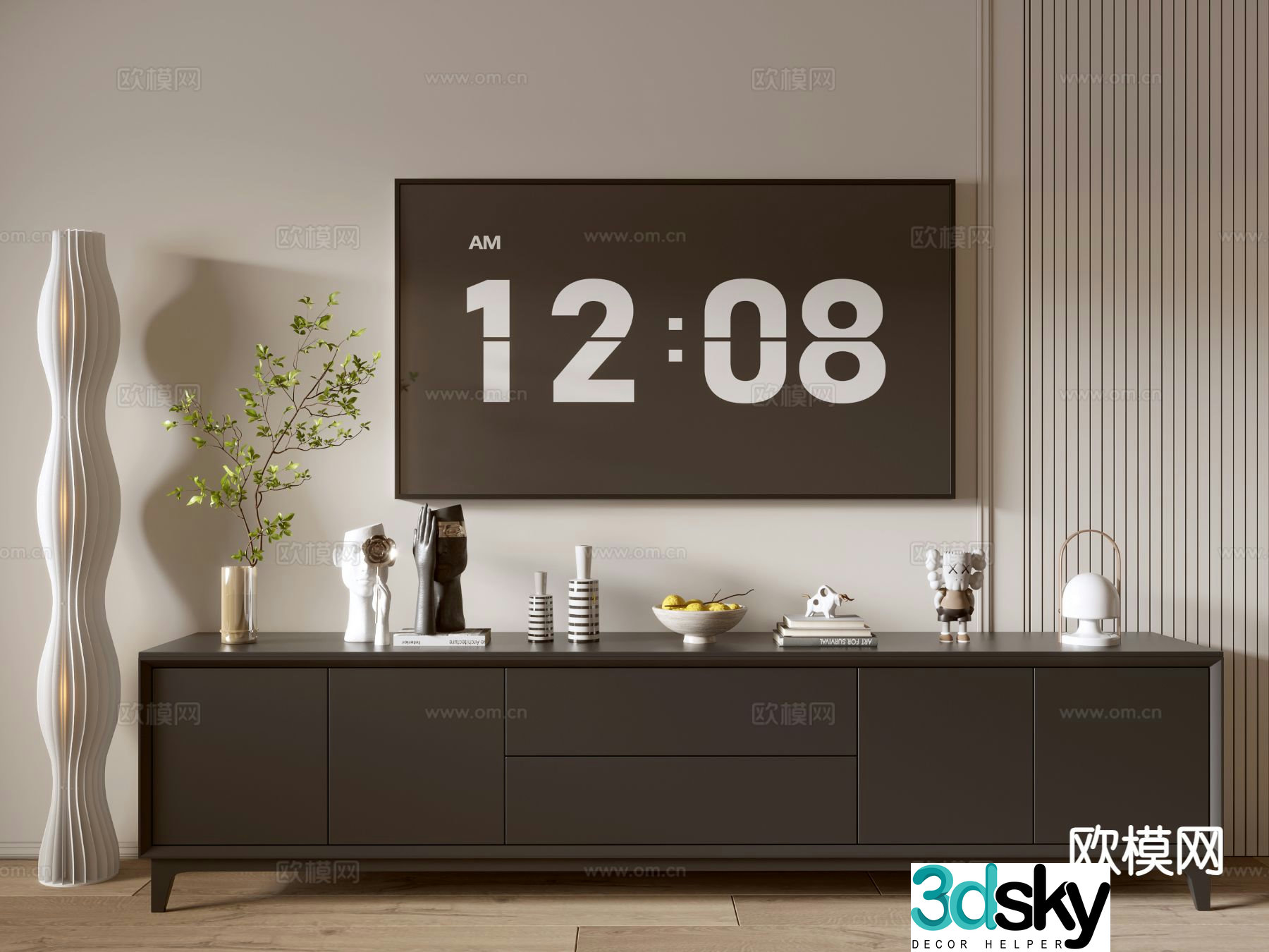 Modern TV cabinet 3d model