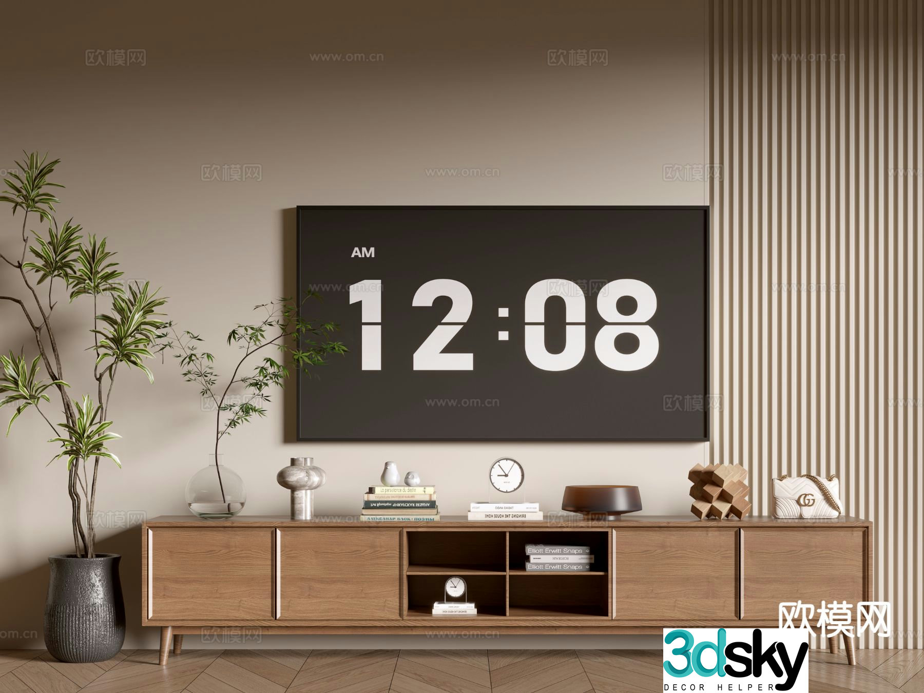 Wasabi TV Cabinet 3D Model