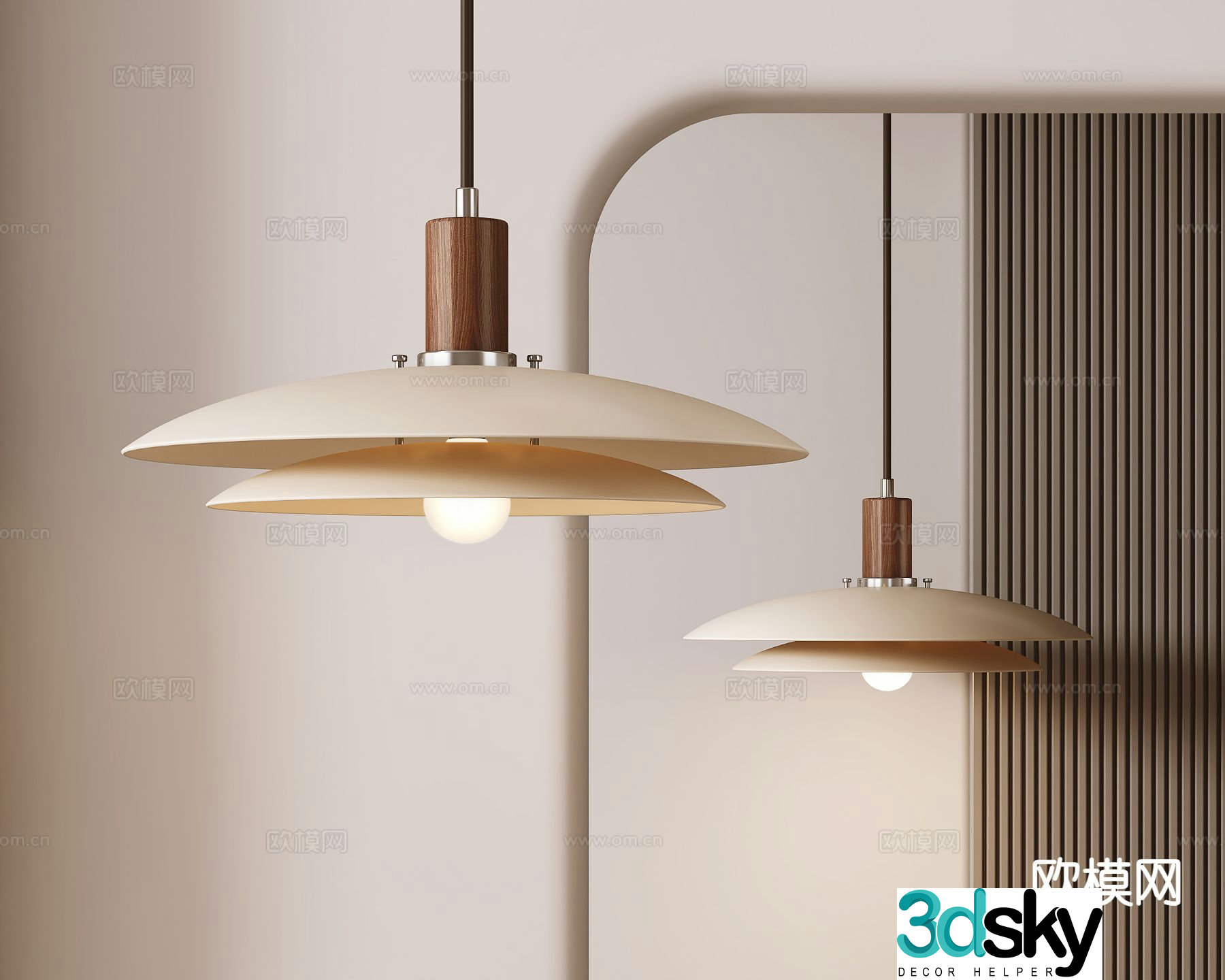 Medieval style chandelier restaurant chandelier 3d model