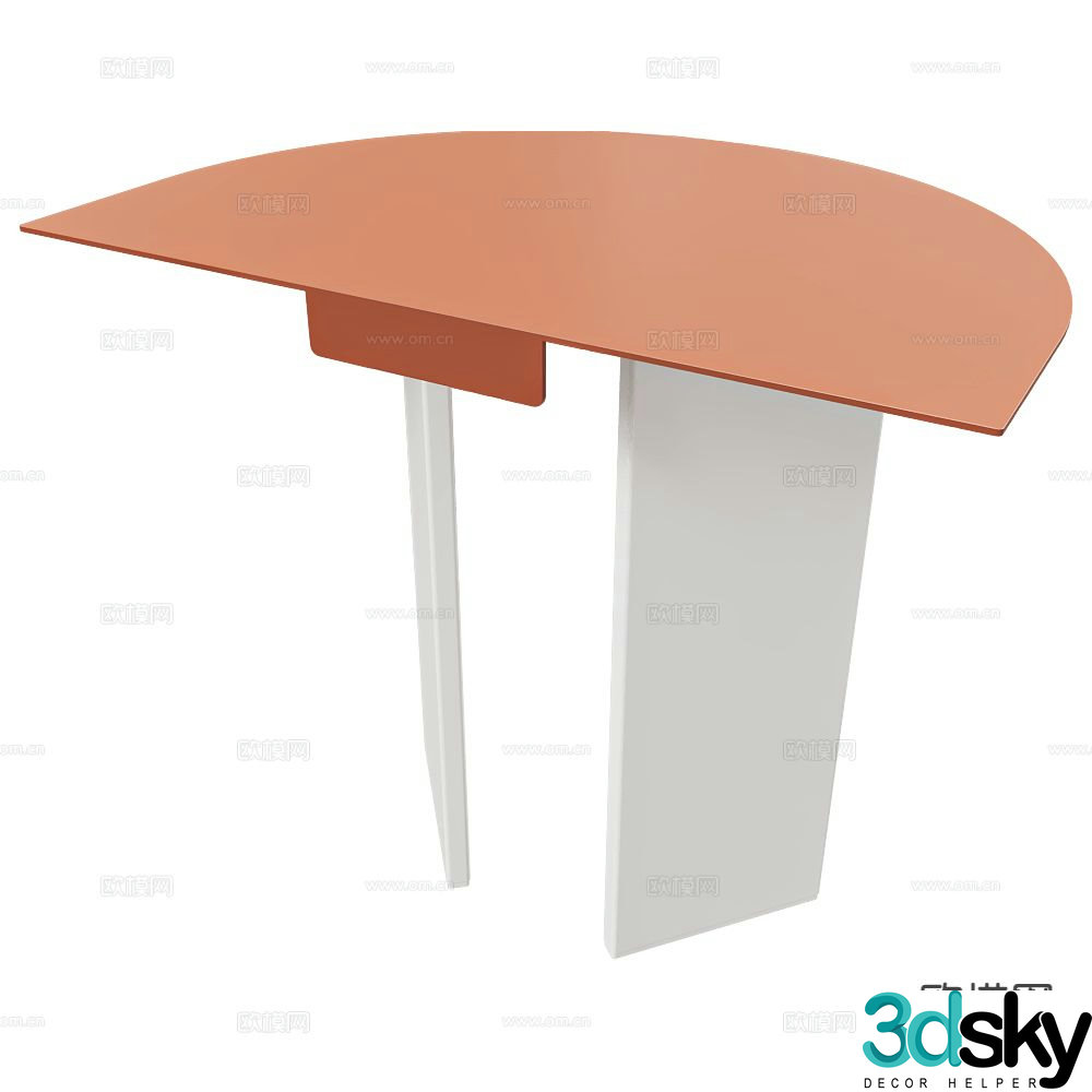 Systemtronic modern bedside table 3d model