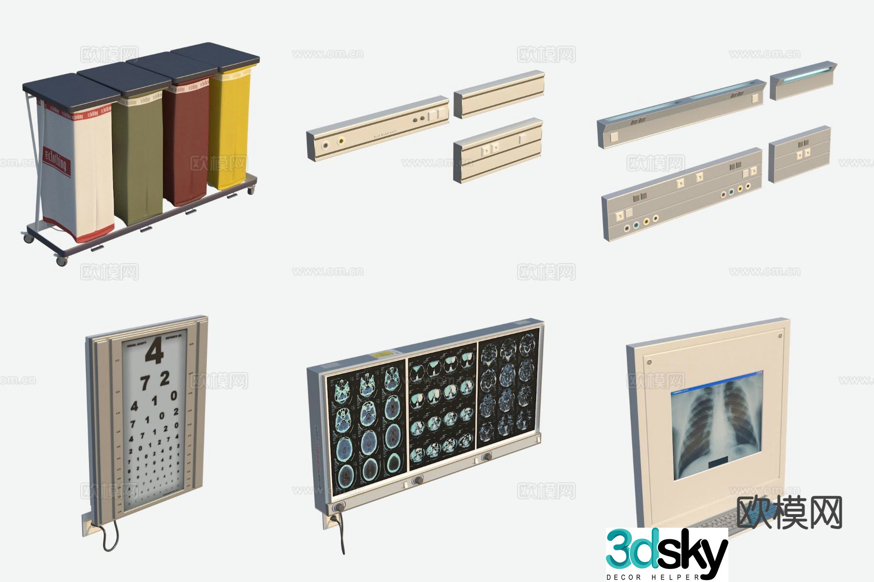 Hospital equipment medical equipment equipment machine 3d model