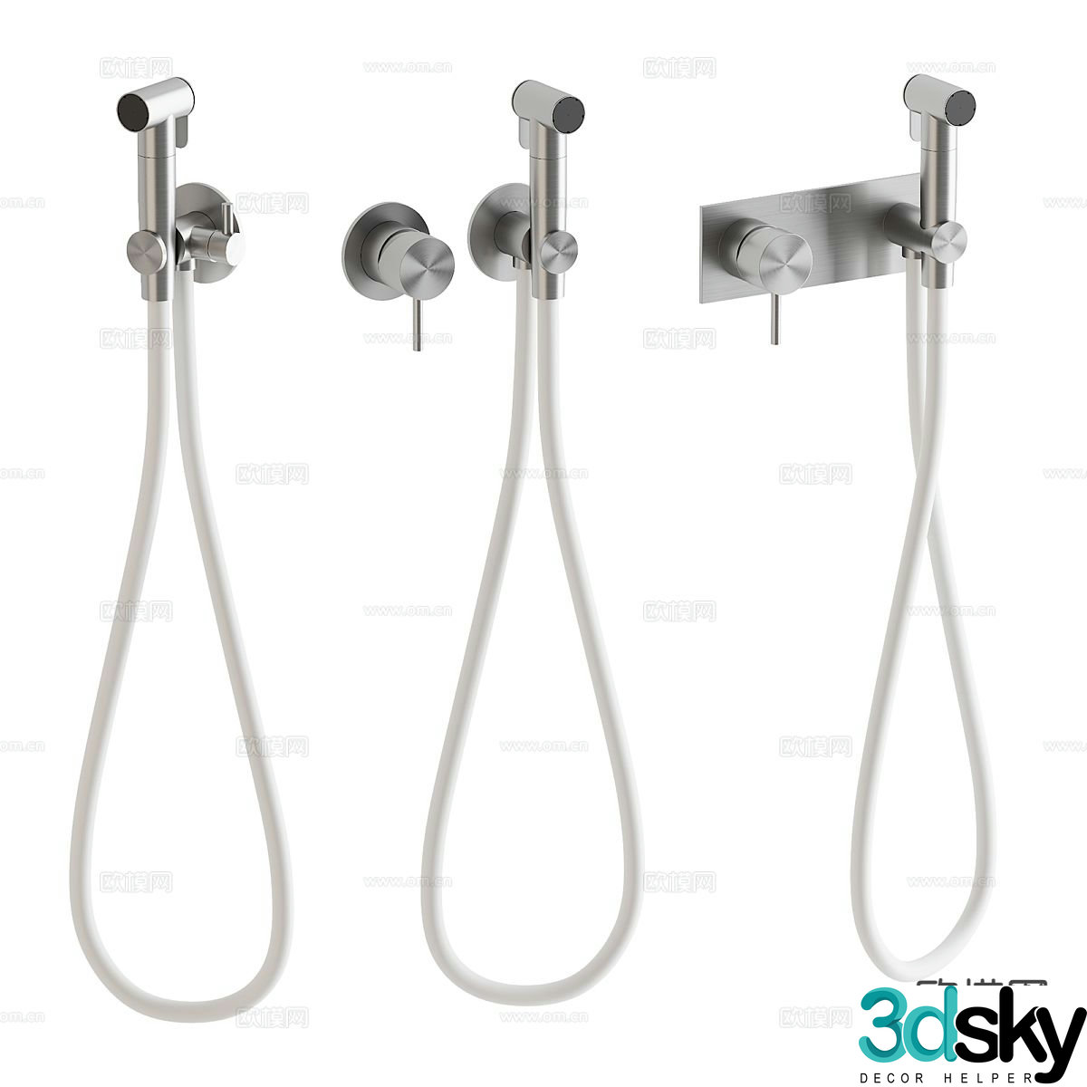 Bathroom supplies shower head handheld faucet shower head 3d model